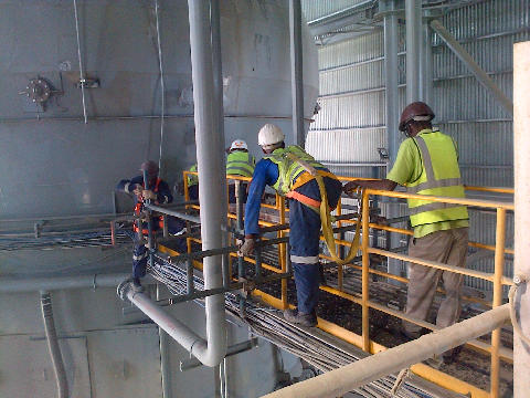 Suspended platform base